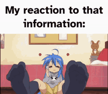 My Reaction To That Information Konata Izumi GIF - My Reaction To That Information Konata Izumi Lucky Star GIFs