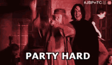 dumbledore party hard harry potter snape excited