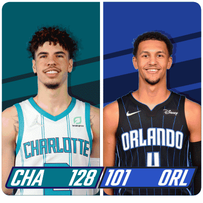 Charlotte Hornets 128 Vs. Orlando Magic 101 Post Game GIF Nba Basketball Nba 2021 Discover Share GIFs