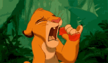 Lion King Simba GIF - Lion King Simba Food GIFs