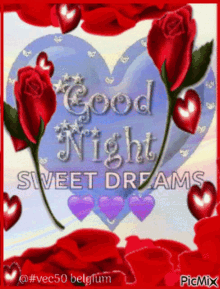 Good Night Sweet Dreams GIF - Good Night Sweet Dreams Flowers GIFs