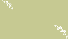a green background with white leaves and the words welcome on it