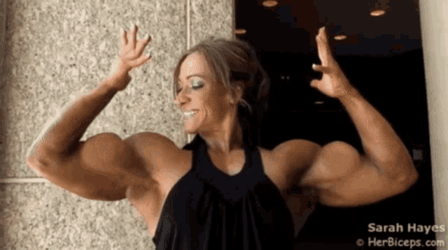 Veronika Jolie Female Bodybuilder GIF - Veronika Jolie Female