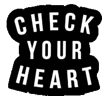 John Crist Check Your Heart Sticker - John Crist Check Your Heart Stickers