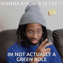 Role Secret GIF - Role Secret Green Role GIFs