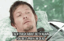 Walking Dead Daryl Dixon GIF - Walking Dead Daryl Dixon Talk GIFs