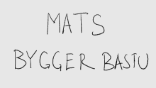 Mats Bygger Bastu GIF - Mats Bygger Bastu GIFs