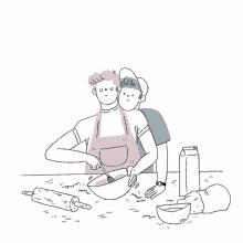 baking gay couple couple goals cute