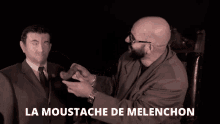 papacito melenchon saucisse papass moustache