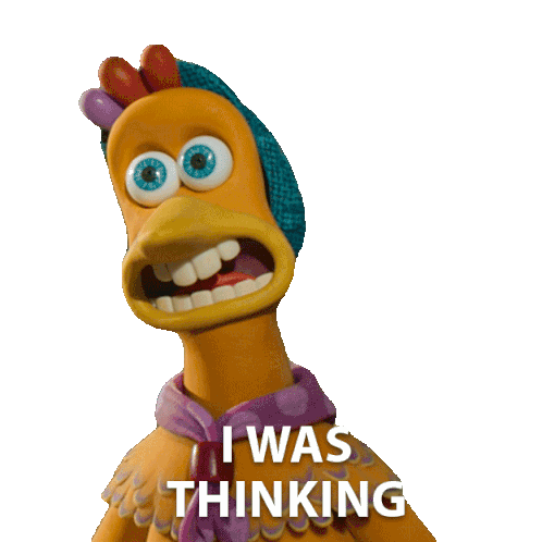 I Was Thinking Molly Sticker - I Was Thinking Molly Chicken Run Dawn Of The Nugget Stickers