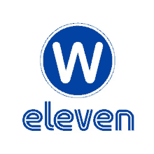 w11 weleven letter w logo