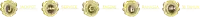 a set of gold circles with the word engine written on it