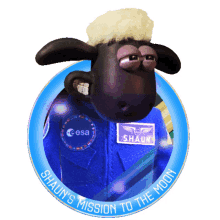 shaun the sheep thumbs up nasa esa shaun in space