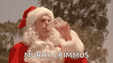Bad Santa Drink GIF - Bad Santa Drink Drinking GIFs