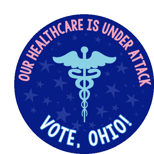 Go Vote Ohio Cleveland Sticker - Go Vote Ohio Cleveland Ohio Election Stickers