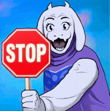 Red Stop Sign GIF - Red Stop Sign Please No GIFs