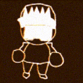 a cartoon character with a crown on his head