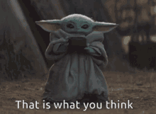 Baby Yoda Sipping Soup GIF - Baby Yoda Sipping Soup That Is What GIFs