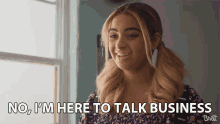 No Im Here To Talk Business GIF - No Im Here To Talk Business Lets Talk GIFs