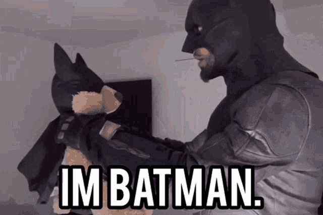 Im Batman Batman GIF - Im Batman Batman Bruce Wayne - Discover & Share GIFs
