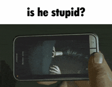 Is He Stupid Shinada GIF - Is He Stupid Shinada Phone GIFs