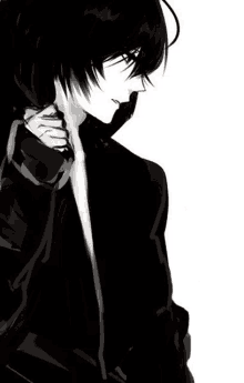 ✰﹕Boys Dark Icon  Dark anime guys, Dark boys, Black hair boy