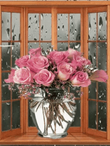 Bouquet Indoor GIF - Bouquet Indoor Raindrops GIFs
