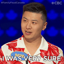 I Was Very Sure Family Feud Canada GIF - I Was Very Sure Family Feud Canada I Was Certain GIFs