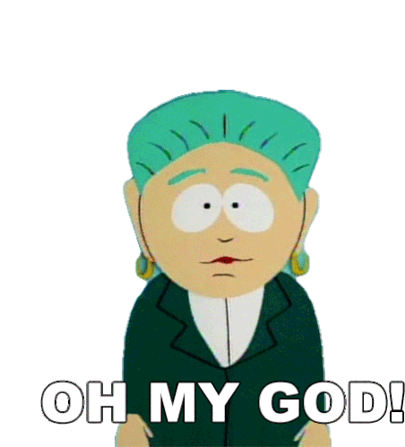 Oh My God Mayor Mcdaniels Sticker - Oh My God Mayor Mcdaniels South Park Stickers