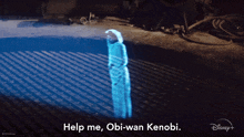 Help Me Obi-wan Kenobi You'Re My Only Hope Princess Leia Organa GIF