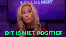 Wendy Van Dijk Positief GIF - Wendy Van Dijk Positief Warning GIFs