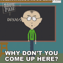 Why Dont You Come Up Here Mr Mackey GIF - Why Dont You Come Up Here Mr Mackey South Park GIFs