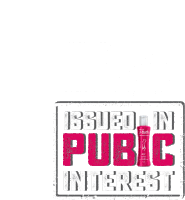 Issued In Pubic Interest Stamp Sticker - Issued In Pubic Interest Pubic Stamp Stickers