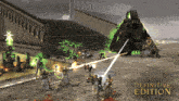 a video game with the words definitive edition on it