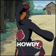 Tobi Naruto GIF - Tobi Naruto Howdy GIFs
