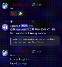 a screenshot of a text message between two people