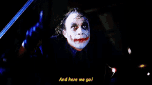 Here We Go Joker GIF - Here We Go Joker Heath Ledger GIFs