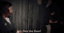 Ellen Andy GIF - Ellen Andy Not The Floor GIFs