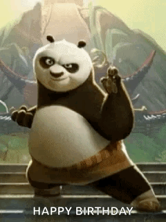 happy birthday kung fu panda