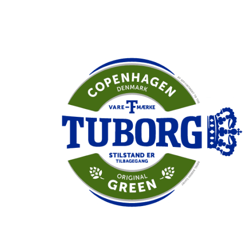 Tuborg Copenhagen Sticker - Tuborg Copenhagen Beer Stickers