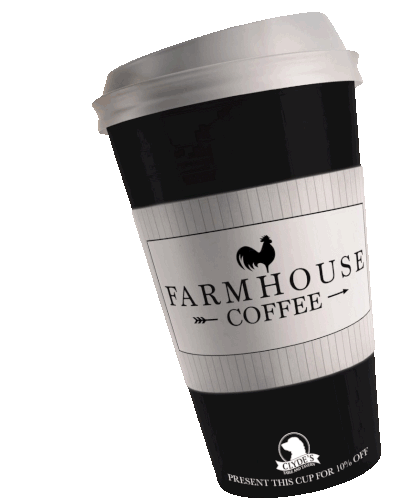 Farmhouse Farmhouse Coffee Sticker - Farmhouse Farmhouse Coffee Jason Earls Coffee Stickers