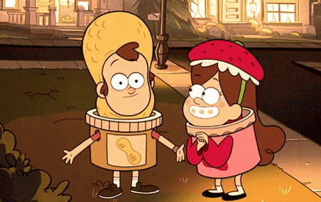 peanut butter and jelly costumes gravity falls