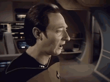 Data Attempts To Sneeze GIF