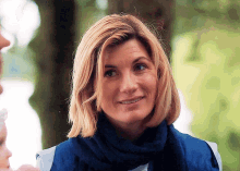doctor who thirteenth doctor jodie whittaker smile happy