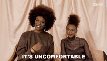 Its Uncomfortable Choyce Brown GIF - Its Uncomfortable Choyce Brown Tabitha Brown GIFs
