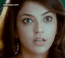 Kajal Shoked Reaction.Gif GIF - Kajal Shoked Reaction Naayak Movies GIFs