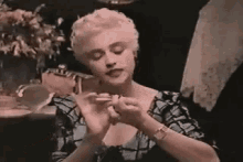 Madonna Manicure GIF - Madonna Manicure Cantbebothered GIFs