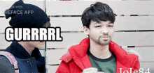 Mike Gurl Please Stop Snap Red Jacket Bangs Mike GIF - Mike Gurl Please Stop Snap Red Jacket Bangs Mike Gurl Stop GIFs