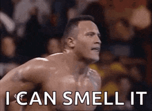The Rock Smell GIF