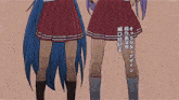 a cartoon drawing of a girl with chinese writing on her skirt